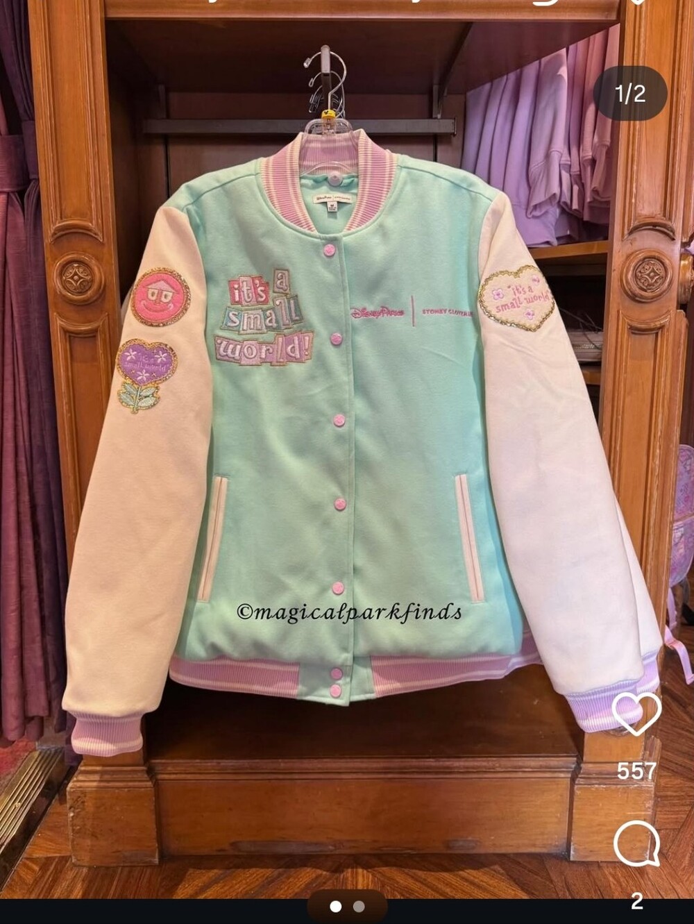Stoney Clover Disney It's A Small World Jacket